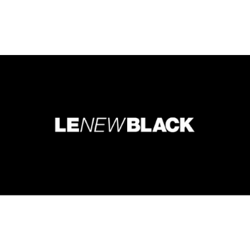 le-new-black-logo-fashion-retail-mode