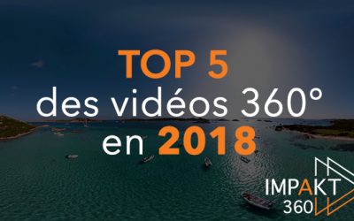 Top 5 des vidéos 360 de 2018